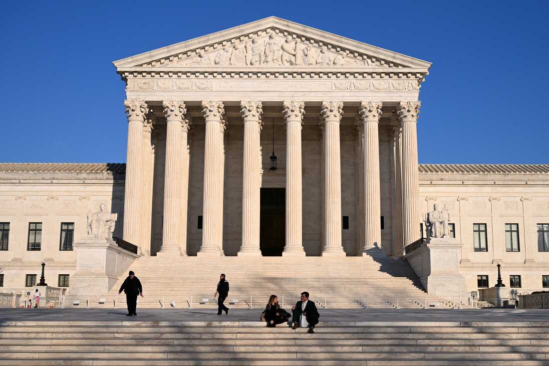 The U.S. Supreme Court is seen on Capitol Hill in Washington, DC, on February 27, 2026. (Photo by Alex WROBLEWSKI / AFP via Getty Images)