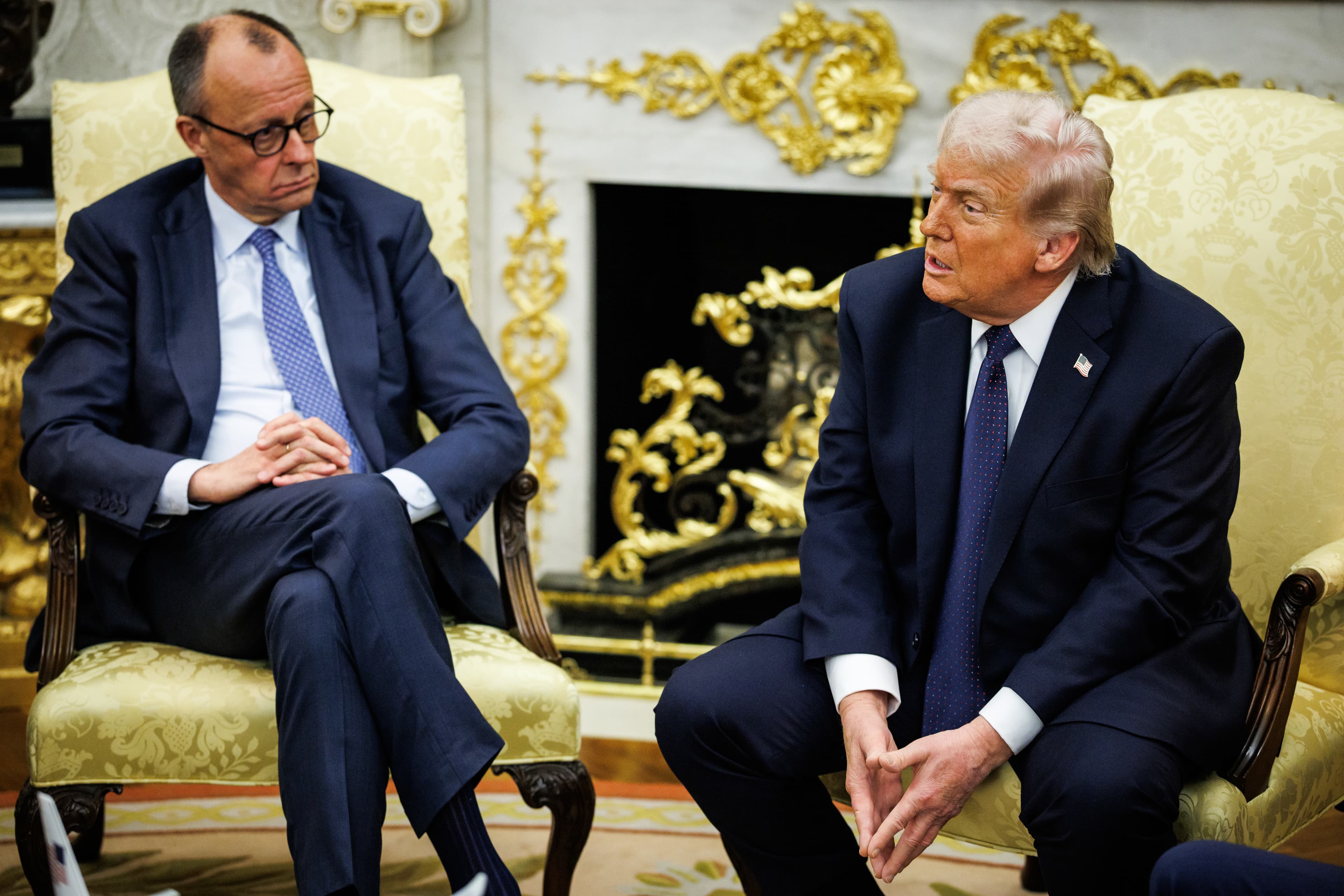 President Trump Hosts German Chancellor Merz At White House