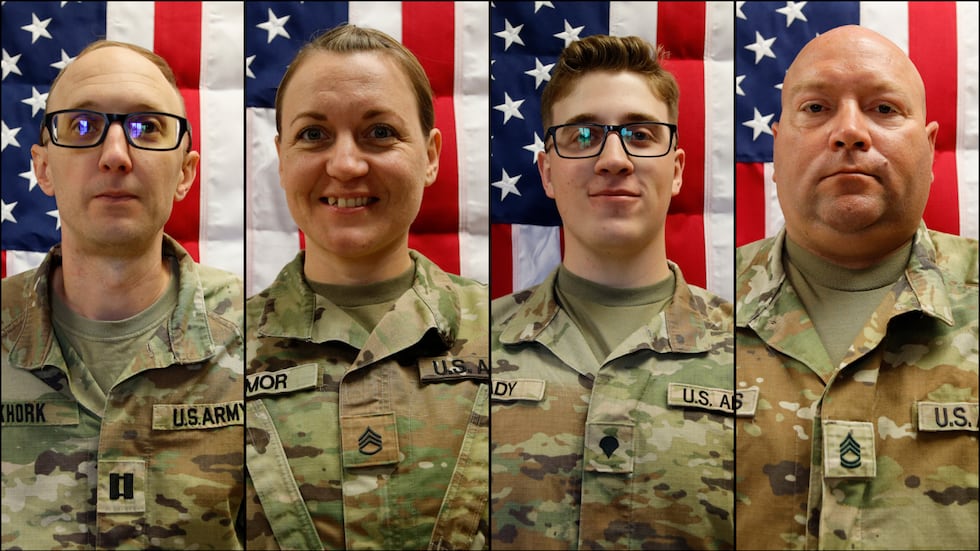 (Left to right) Those killed were Capt. Cody Khork, 35, of Winter Haven, Florida; Sgt. 1st...
