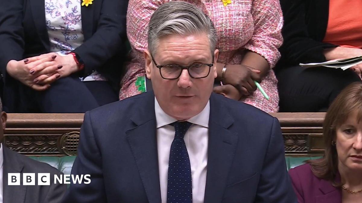 Sir Keir Starmer speaking during Prime Minister's Questions.