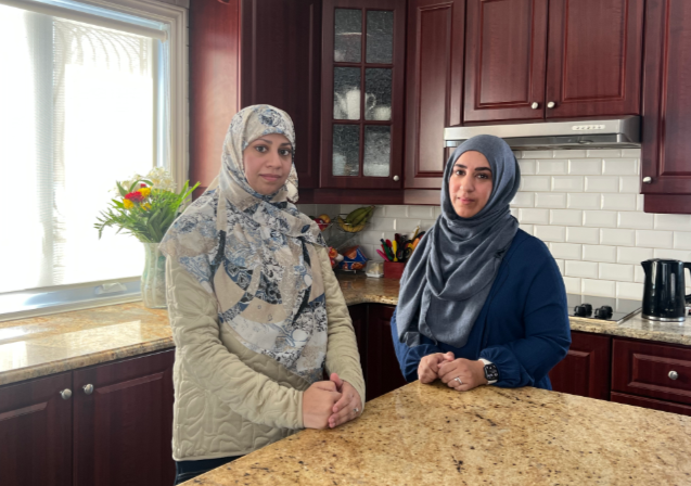 Sabaah Khan (left) and Asma Qureshi (right) are pictured on March 3, 2026.