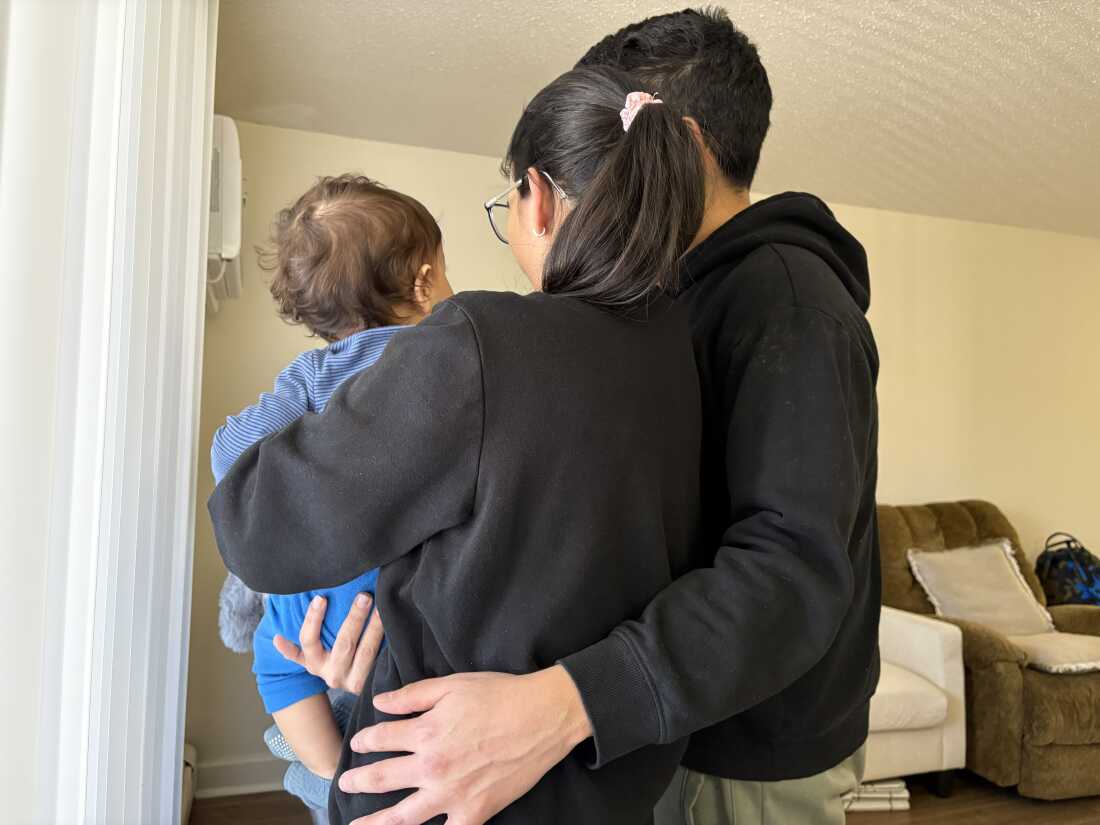 For over a month, a couple and their 1-year-old son stayed in their apartment, watching immigration enforcement vehicles outside. “You don't know what is most important: whether to go out for his well-being, or to go out and think that you might not come back,” the father says.