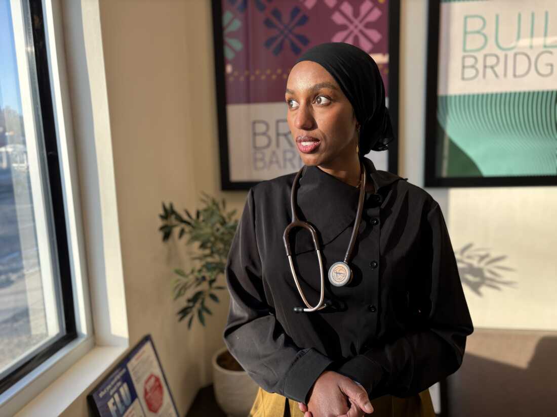 Munira Maalimisaq co-founded Inspire Change Clinic in Minneapolis. Her “rapid response” team has made more than 135 home visits so far.