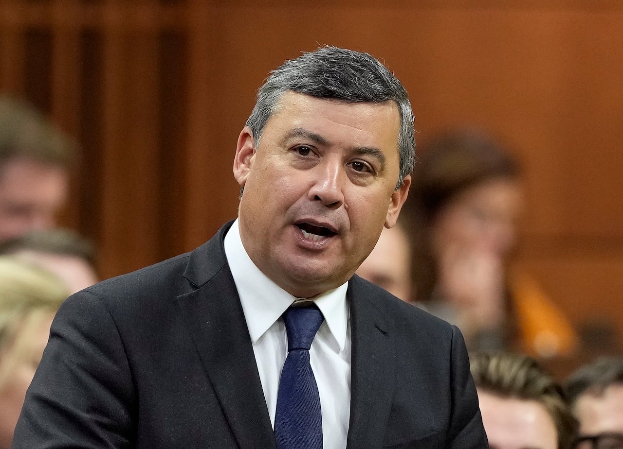 Michael Chong standing in the House of Commons