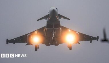 Royal Air Force Eurofighter Typhoon jet
