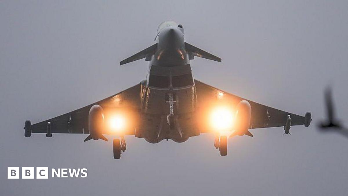 Royal Air Force Eurofighter Typhoon jet