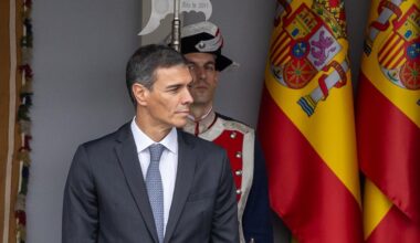 On Iran, Spain's Sanchez rises above the bowed heads of Europe