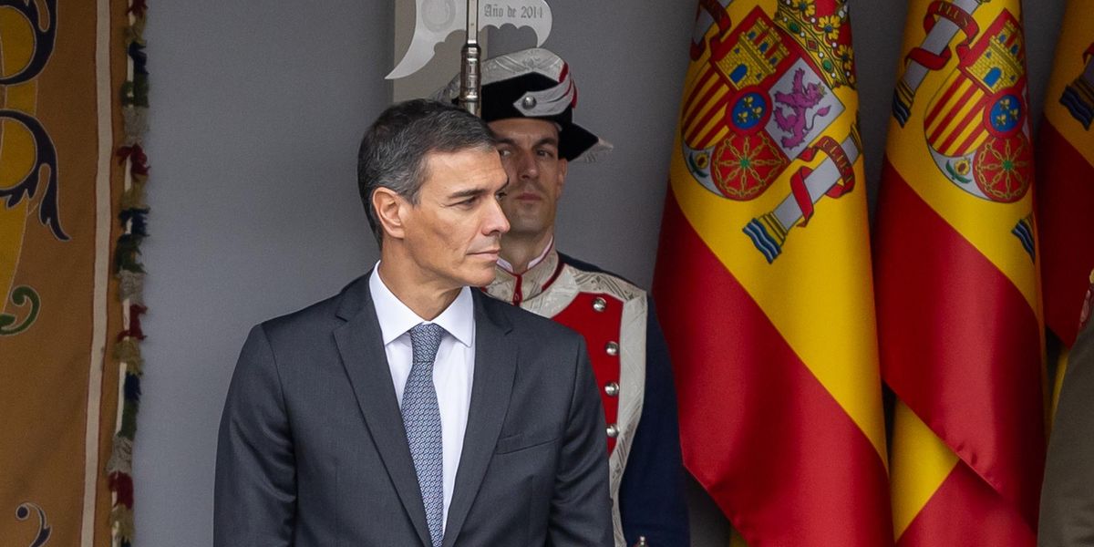 On Iran, Spain's Sanchez rises above the bowed heads of Europe