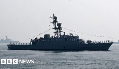 IRIS Dena: The final voyage of the Iranian warship sunk by the US - BBC