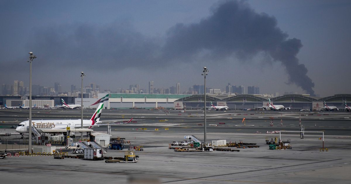Dubai: Debris falls from sky after 'interception' near airport as planes circle
