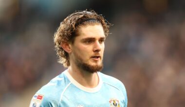 Two injuries and four changes as Frank Lampard names his Coventry City team to face Bristol City