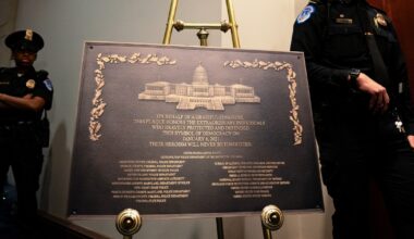 Jan. 6 plaque installed at U.S. Capitol following yearslong delay