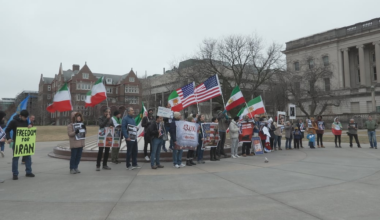 Divided rallies continue in Madison for second week over U.S. military action in Iran
