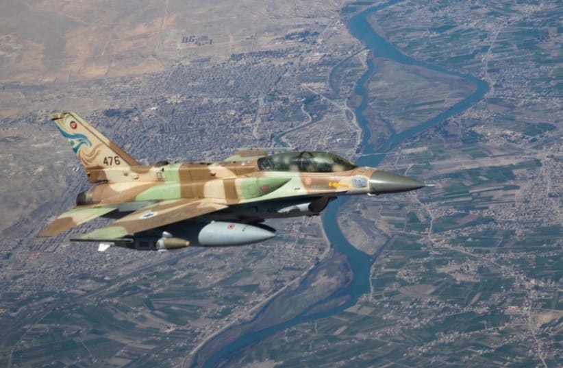 An Israel Air Force fighter jet on the way to strike targets in Iran on March 4, 2026.
