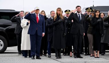 Fox News slammed for airing old video of Trump at a dignified transfer ceremony rather than Saturday’s actual footage