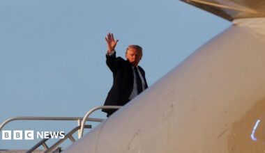 Black smoke rises after fires broke out following US-Israel attacks targeting some oil storage facilities targeted, including the Shehran oil depot, in Tehran, Iran on March 8, 2026.