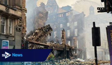Disruption from huge fire at historic building next to Glasgow Central continues 