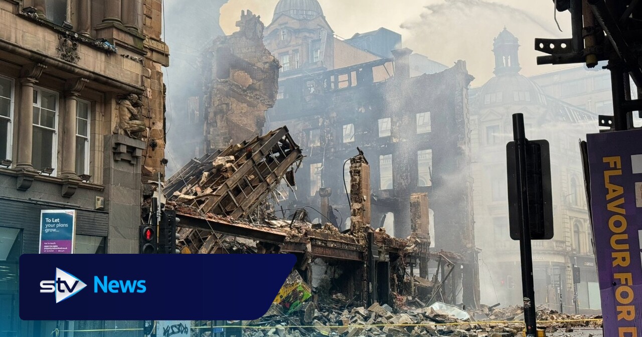 Disruption from huge fire at historic building next to Glasgow Central continues 