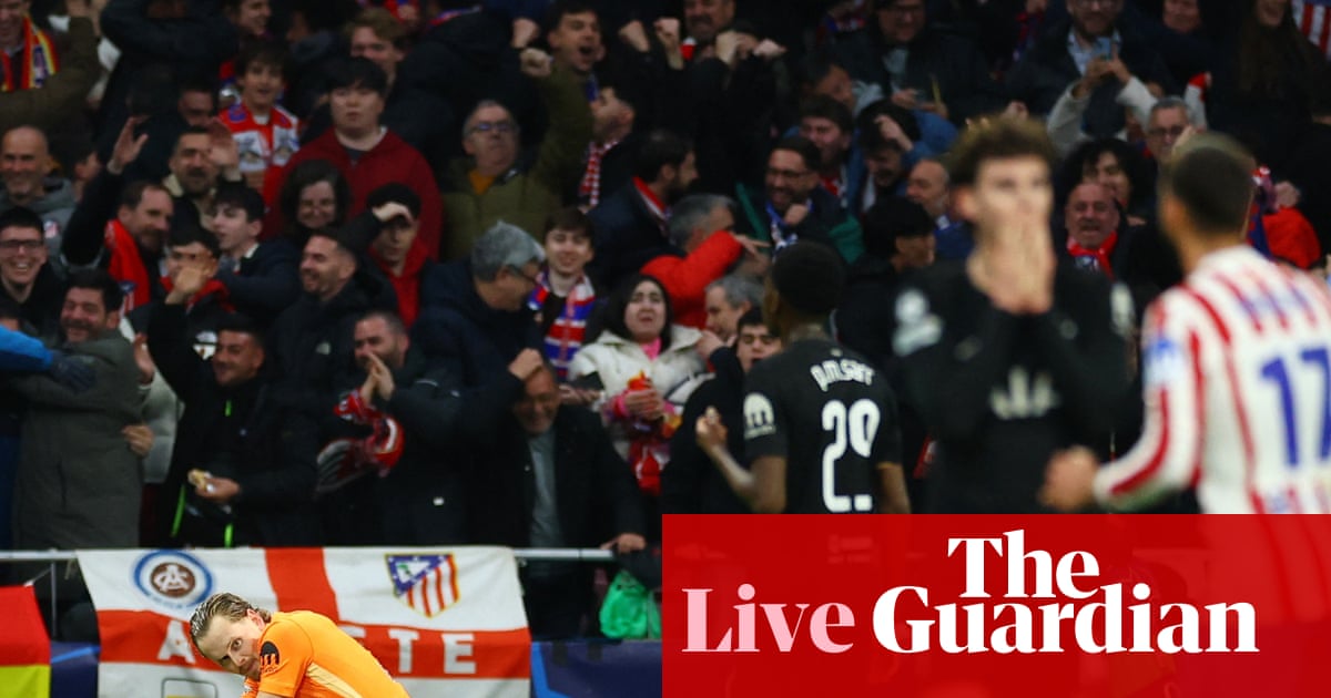 Atlético 5-2 Tottenham, Newcastle 1-1 Barcelona: Champions League last-16 first legs – as it happened | Champions League