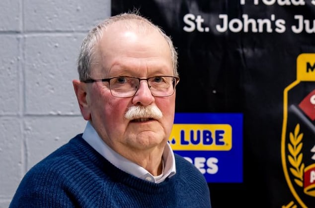 hockey league president with glasses