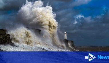 Two weather warnings issued as winds of up to 80mph to hit Scotland