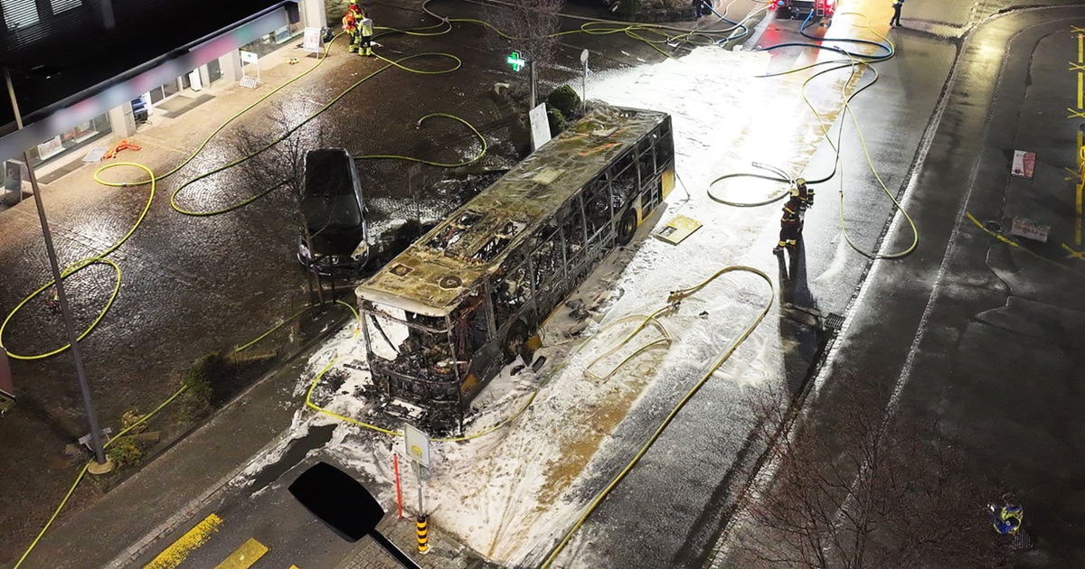A bus fire that killed 6 people could have been set deliberately, Swiss police say