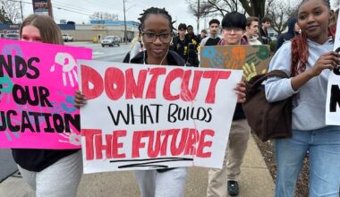 'Hands off our grants': High school students across Ontario leave classes to protest OSAP cuts
