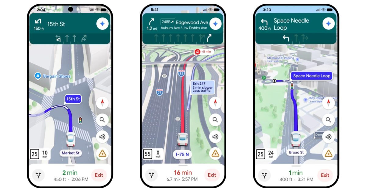 ‘Immersive Navigation’ is the biggest Google Maps driving update