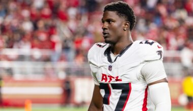 Falcons' James Pearce Jr. charged with 3 felonies, misdemeanor