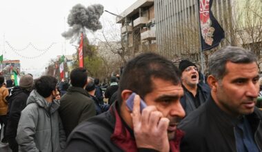 Blast rocks Tehran after Israel threatened to target area of rally