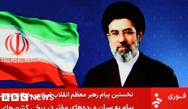 Mojtaba Khamenei: Iranians react to new Supreme Leader's first address - BBC