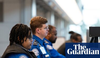US airports ask for donations for unpaid TSA staff amid partial government shutdown | US politics