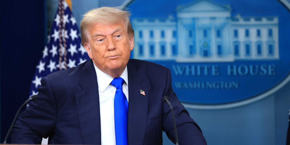 Trump’s seven word statement on Iran war leaves people in disbelief