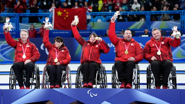 Canada's wheelchair curling team completes perfect Paralympic campaign, claiming 1st gold since 2014