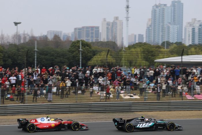 Lewis Hamilton, Ferrari, Andrea Kimi Antonelli, Mercedes