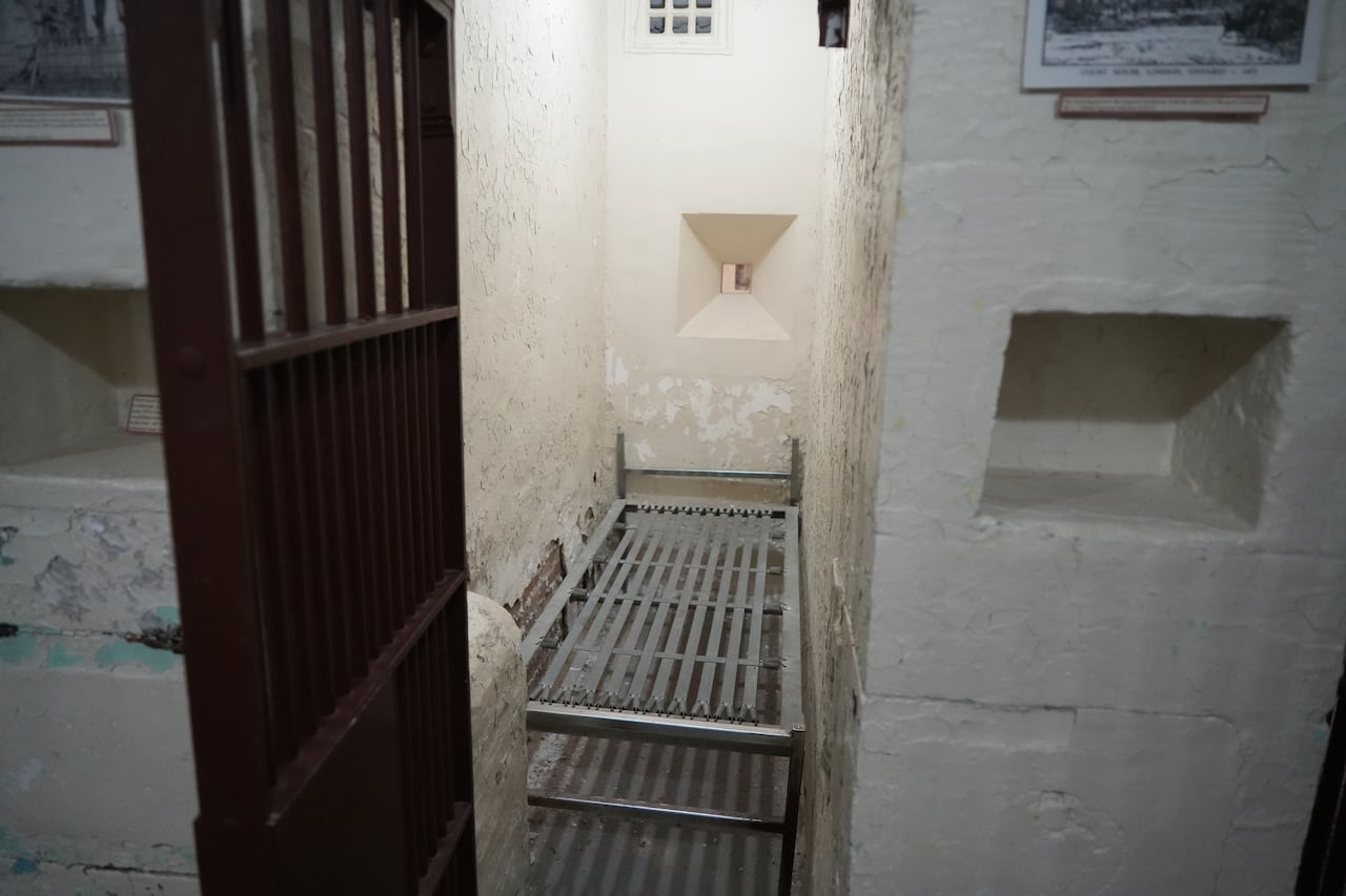 A look inside a vintage jail cell