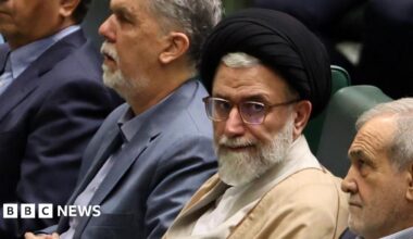 Iranian Intelligence Minister Esmaeil Khatib attends a Parliament session