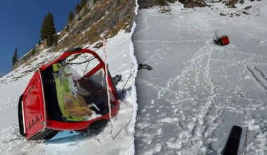 One dead after Titlis Xpress cable car cabin falls at Swiss ski resort