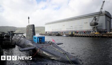Two arrested 'trying to enter' Faslane nuclear base - BBC