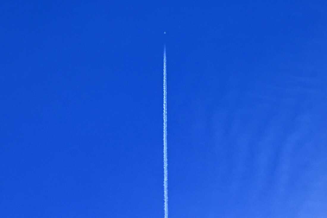 An Israeli fighter jet flies over the skies of the Nablus city in the occupied West Bank on March 20, 2026.