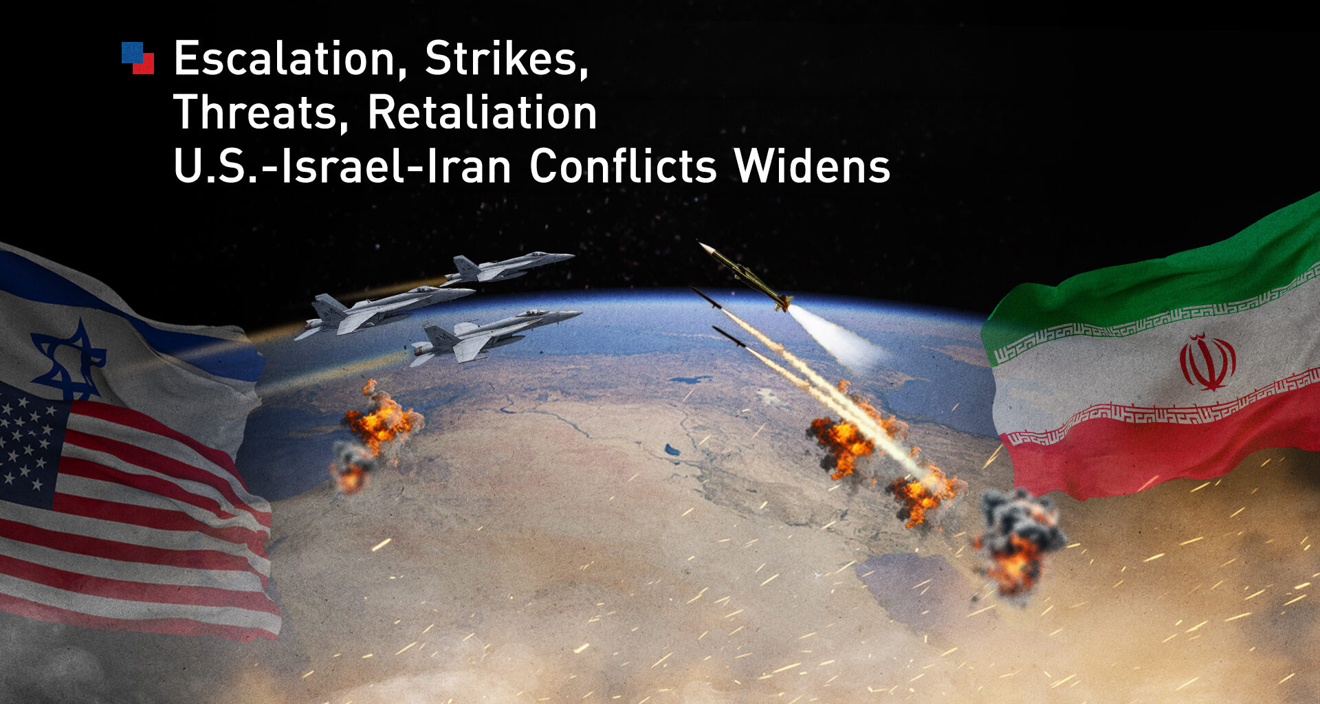 U.S.-Israel-Iran Conflict Widens Across Region With Strikes, Intercepts and Maritime Disruption