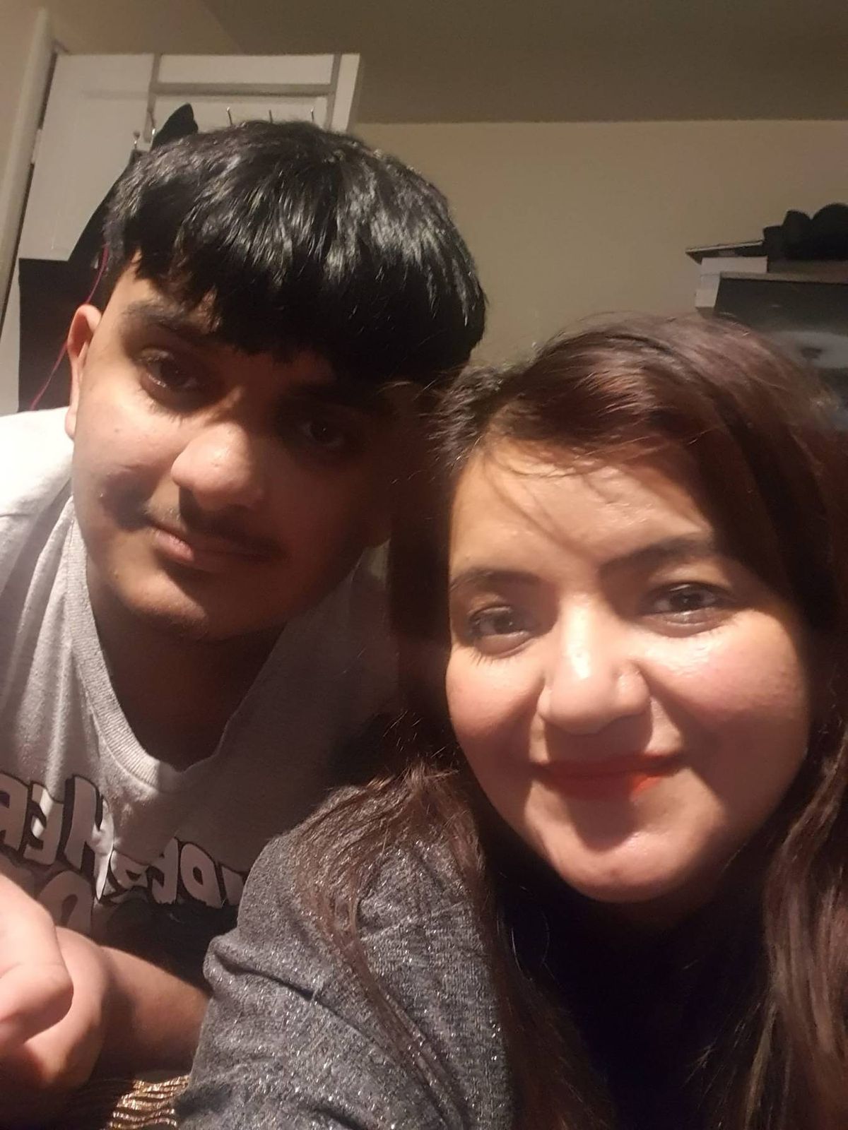 Pooja Kanda of with her son Ronan Kanda