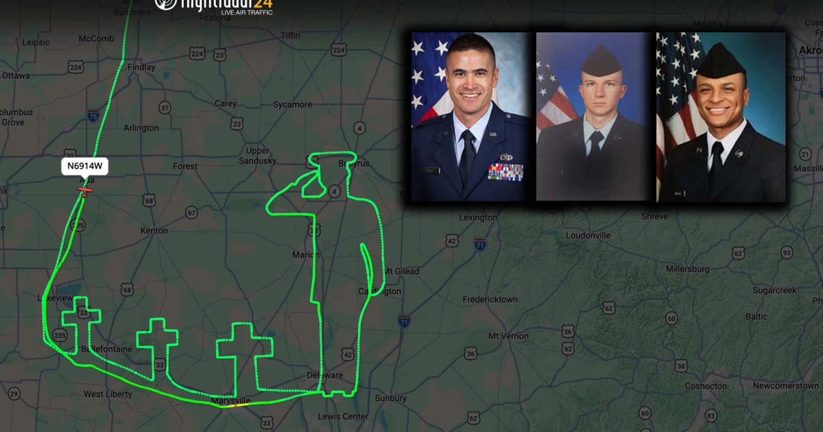 Flight path in Ohio salutes 3 fallen service members in Iran war