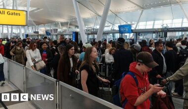 Trump says ICE agents will assist airport security as DHS shutdown continues - BBC