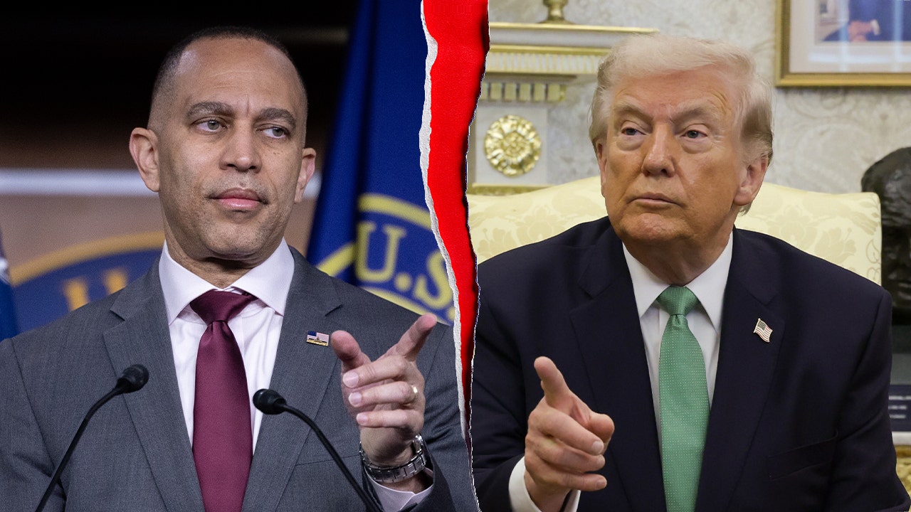 Jeffries demands Trump keep his 'reckless mouth shut' after Democratic Party attack
