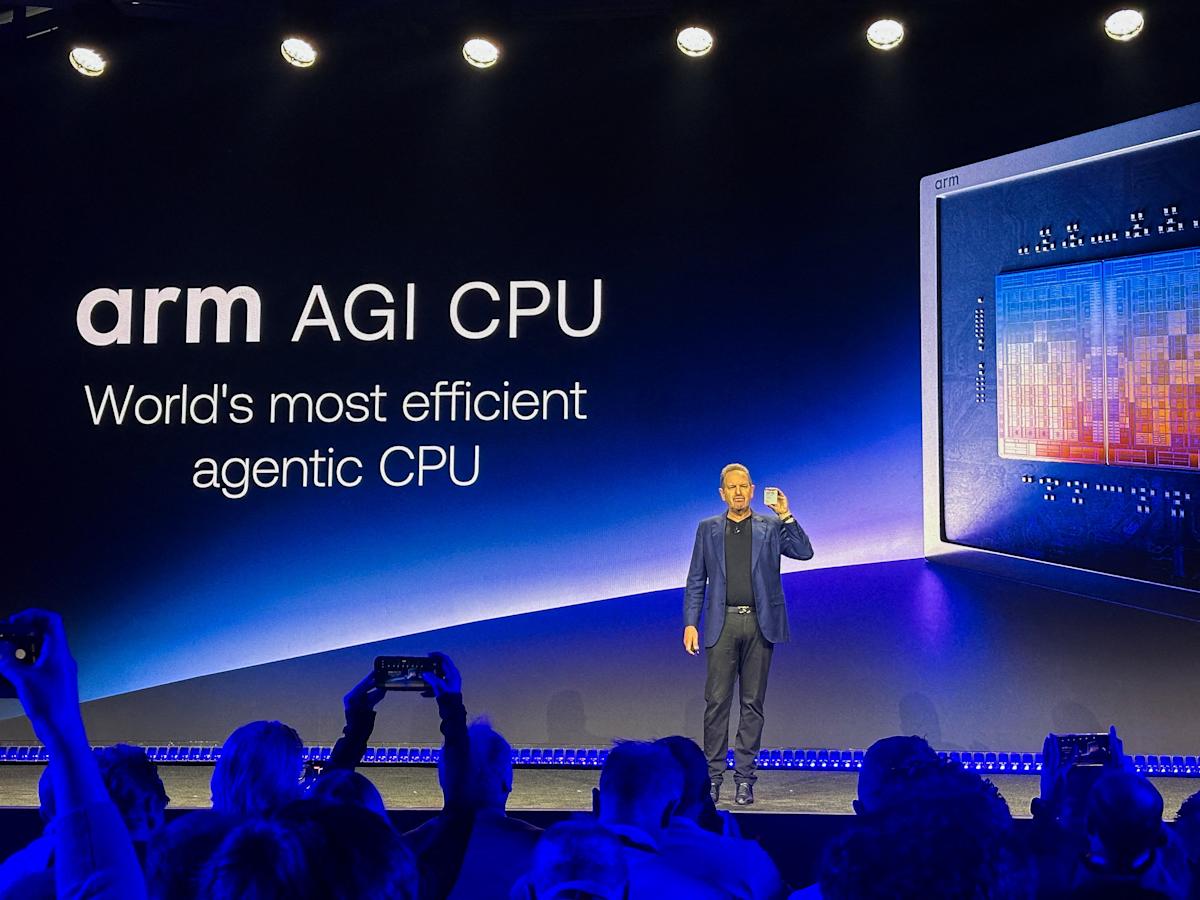 Arm stock rockets 15% following AI chip debut