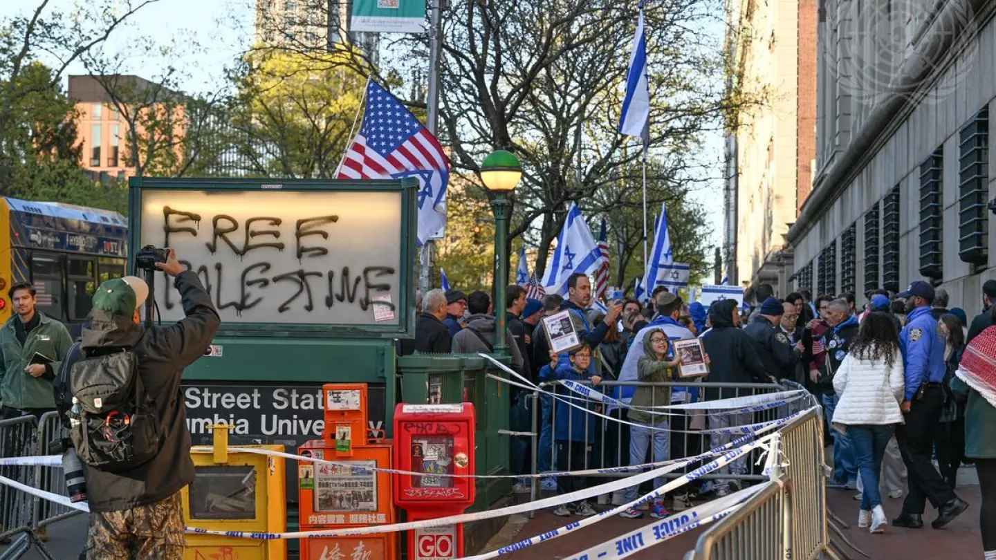 Jewish life at Columbia vibrant, even as a protest targets Israel event - JNS.org