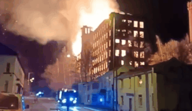 Historic Grade-II listed Big Mill 'fully alight' as locals told to stay away