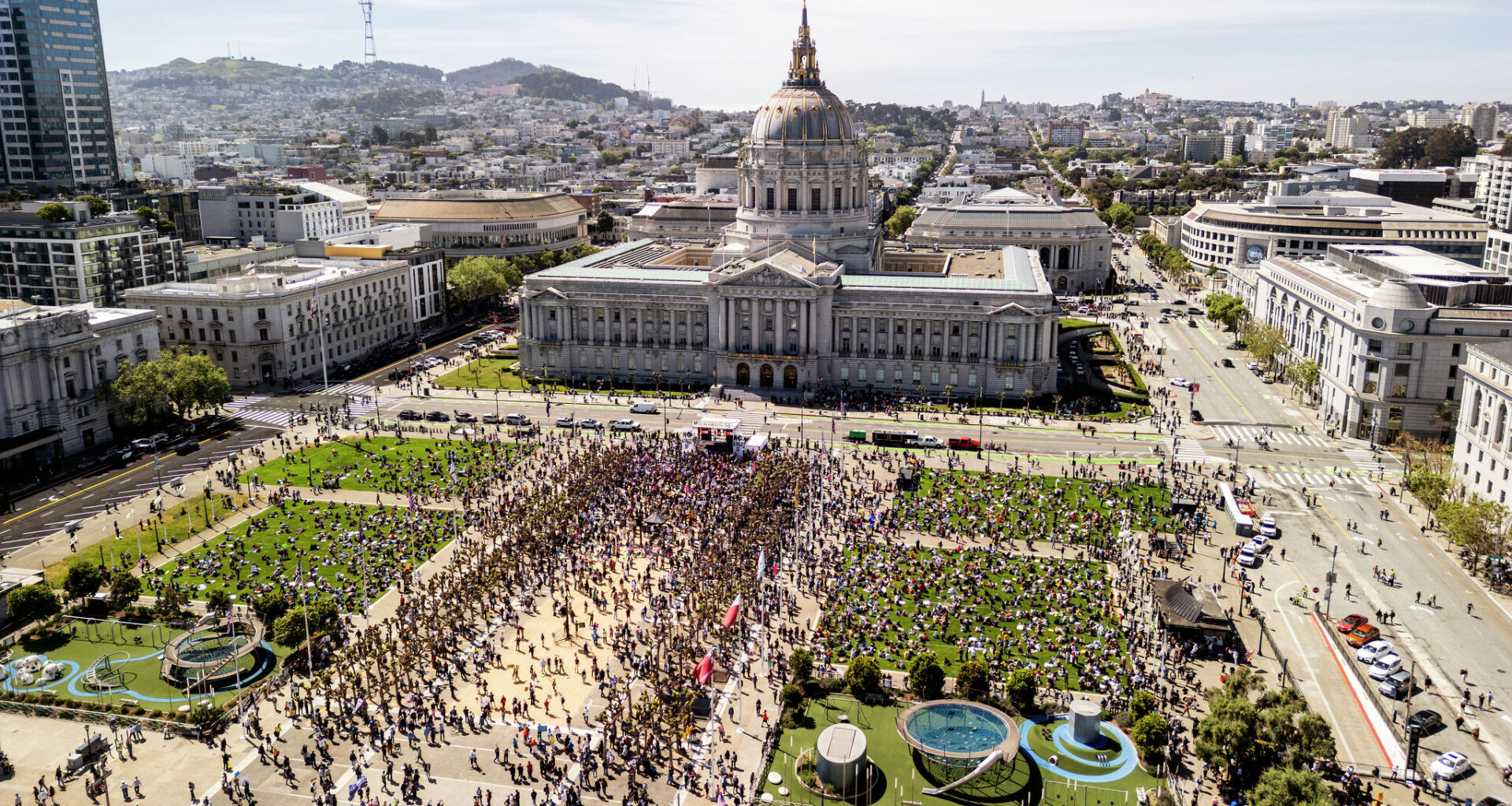 Thousands rally in Bay Area on global day of action