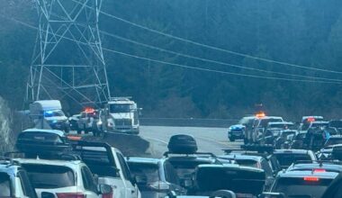 Highway 99 closed north of Squamish after crash, 3 people taken to hospital